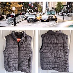 New Joe Fresh Black Puffer Vest